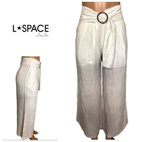 New. L*SPACE wide leg pants. Small. Retails $149 - Picture 1 of 10